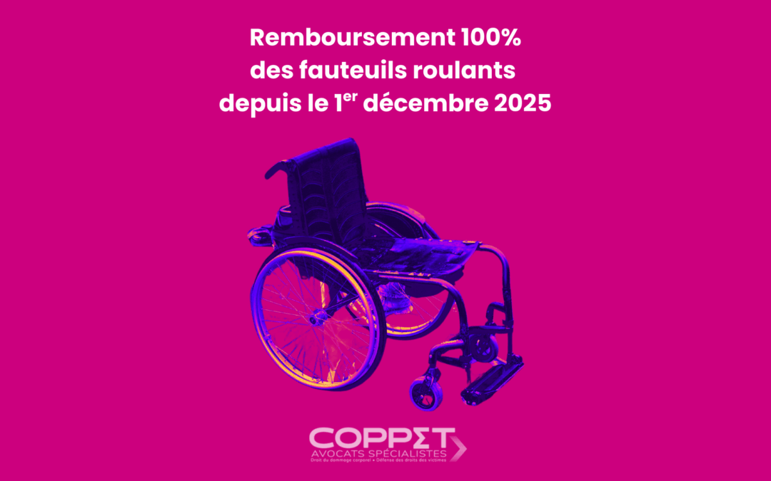Remboursement à 100% des fauteuils roulants depuis le 1er décembre 2025