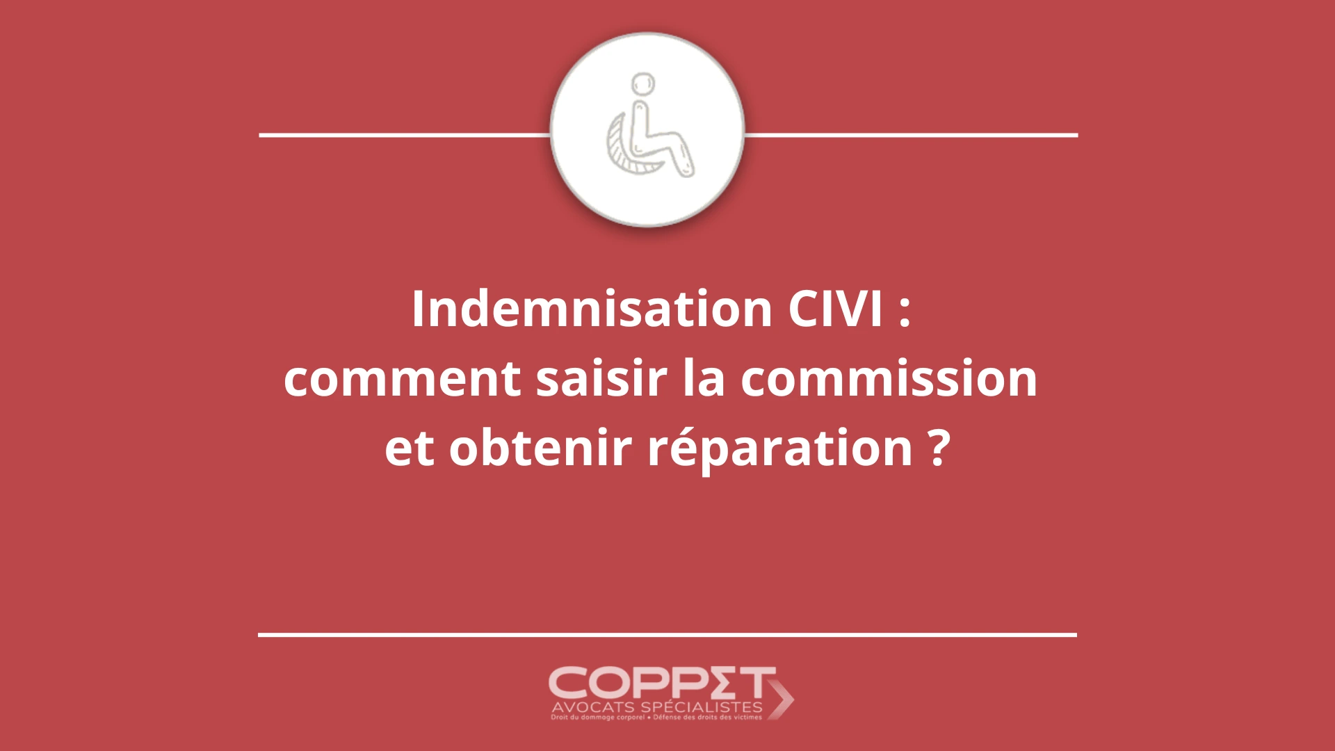 1920×1080 indemnisation civi comment saisir la commission et obtenir réparationIndemnisation CIVI – saisir la commission d’indemnisation des victimes d’infractions – Coppet Avocats 1920x1080 indemnisation civi comment saisir la commission et obtenir réparationIndemnisation CIVI - comment saisir la commission et obtenir réparation - Coppet Avocats